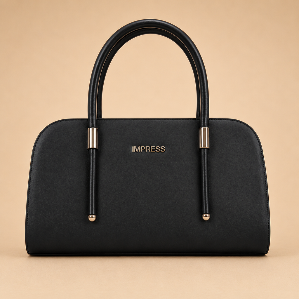 Noir Grace Top Handle Satchel