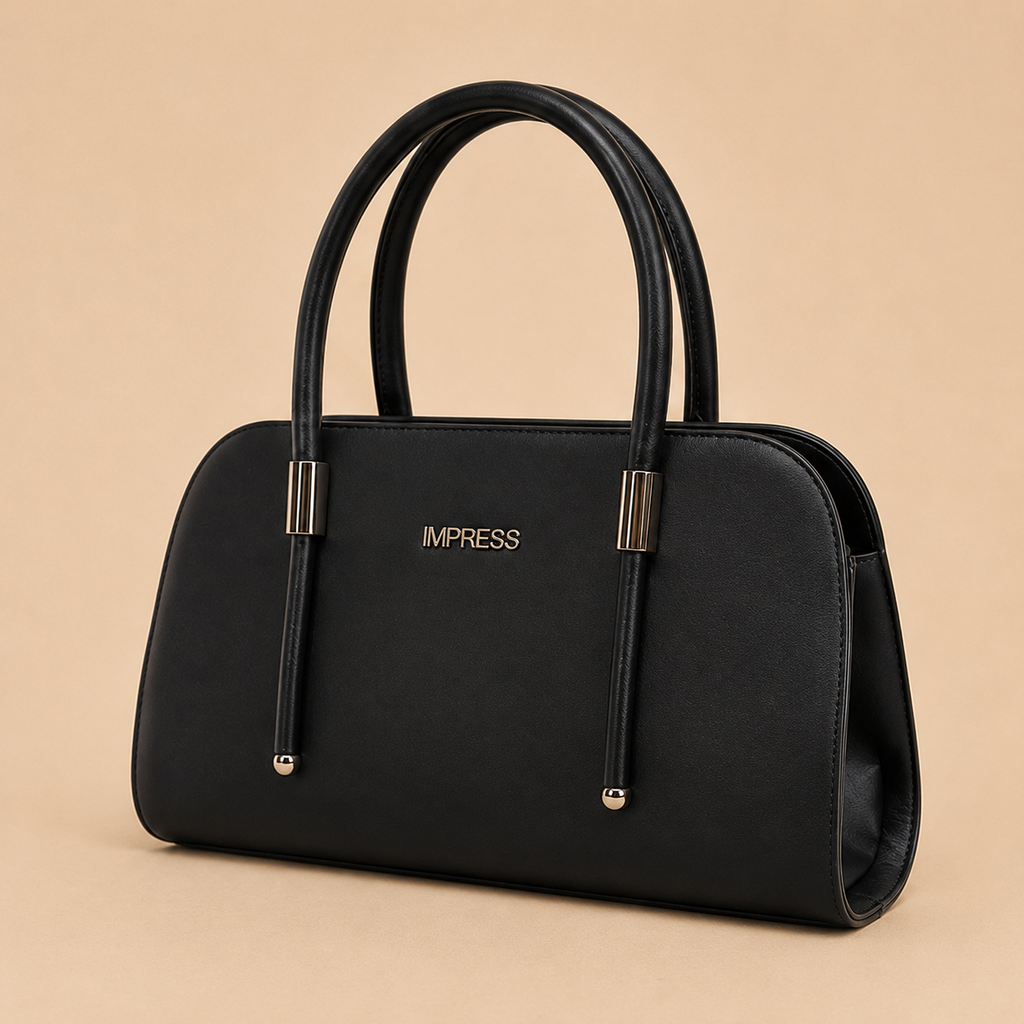 Noir Grace Top Handle Satchel