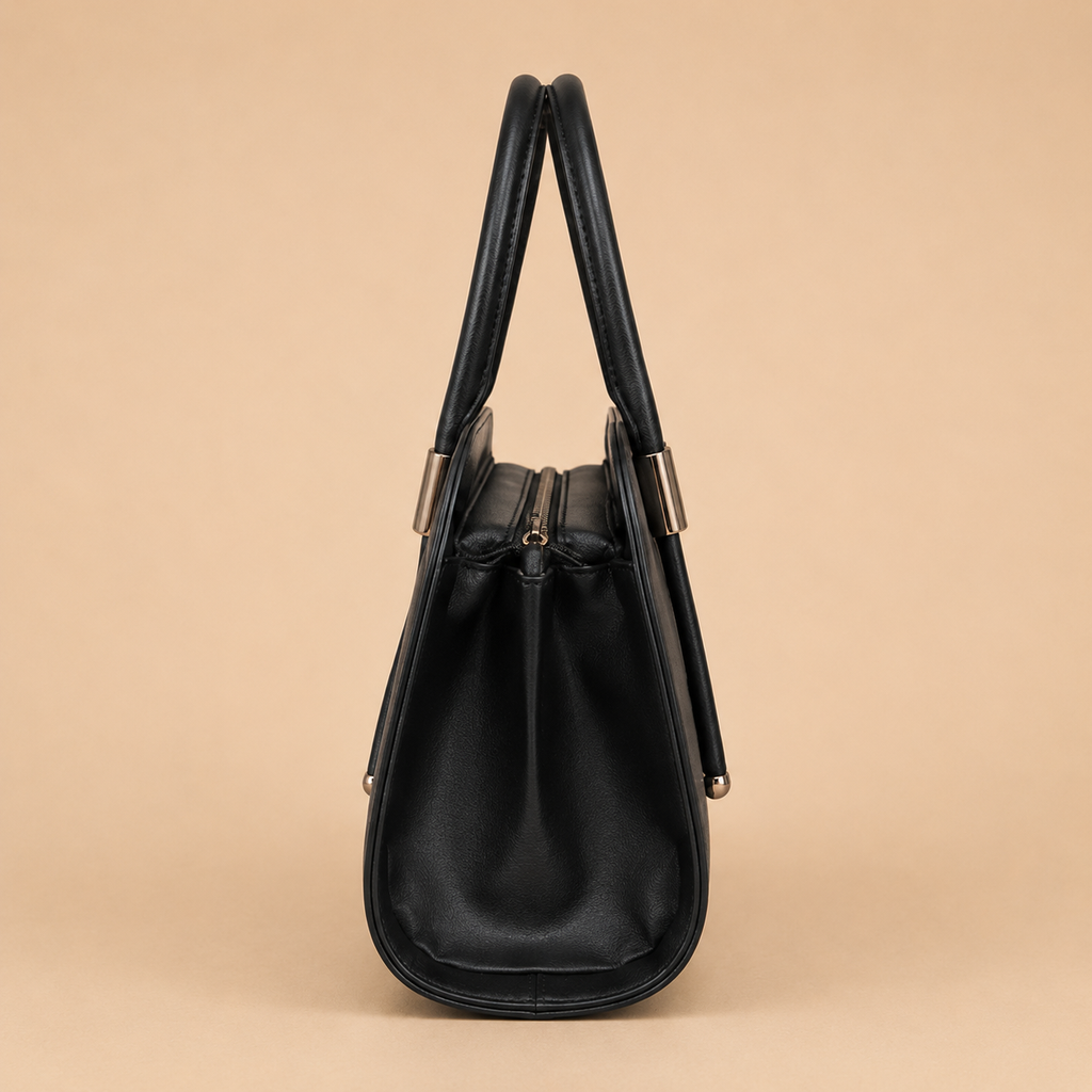 Noir Grace Top Handle Satchel