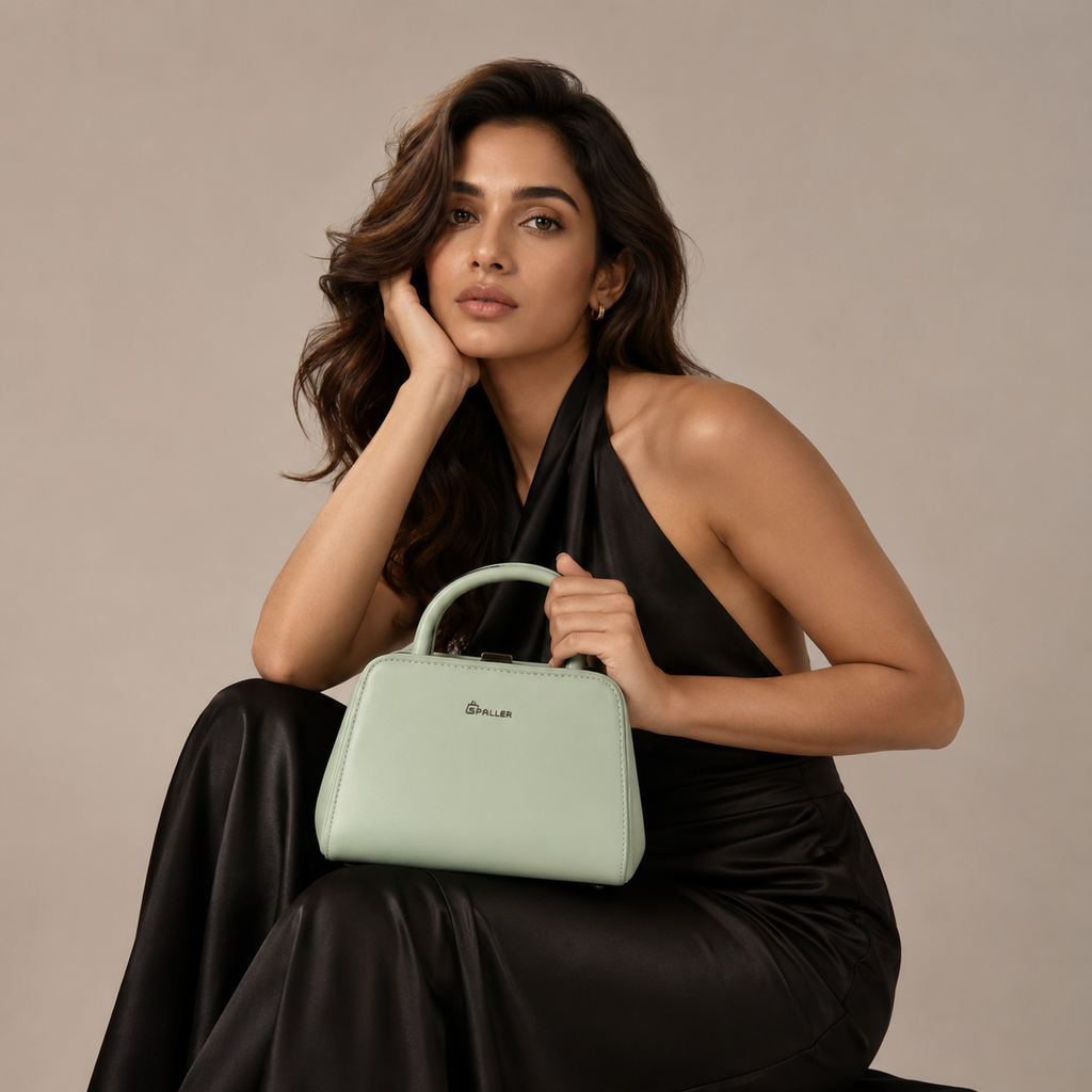 Verona Mint Top Handle Bag