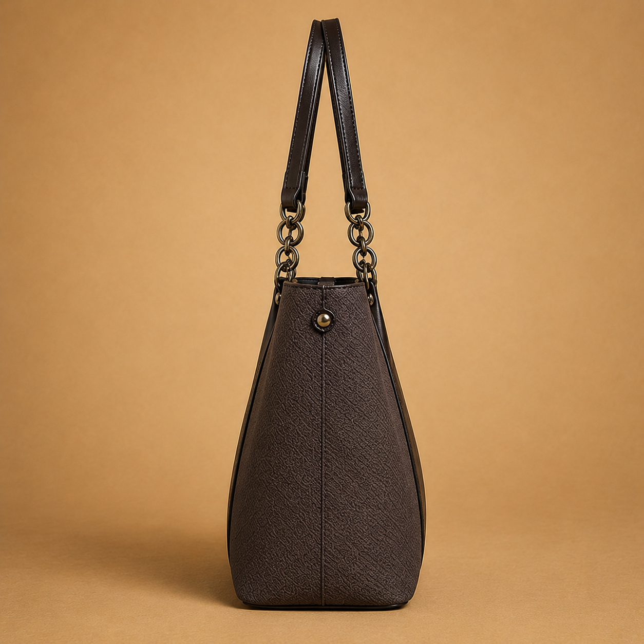 Midnight Luxe Chain Tote