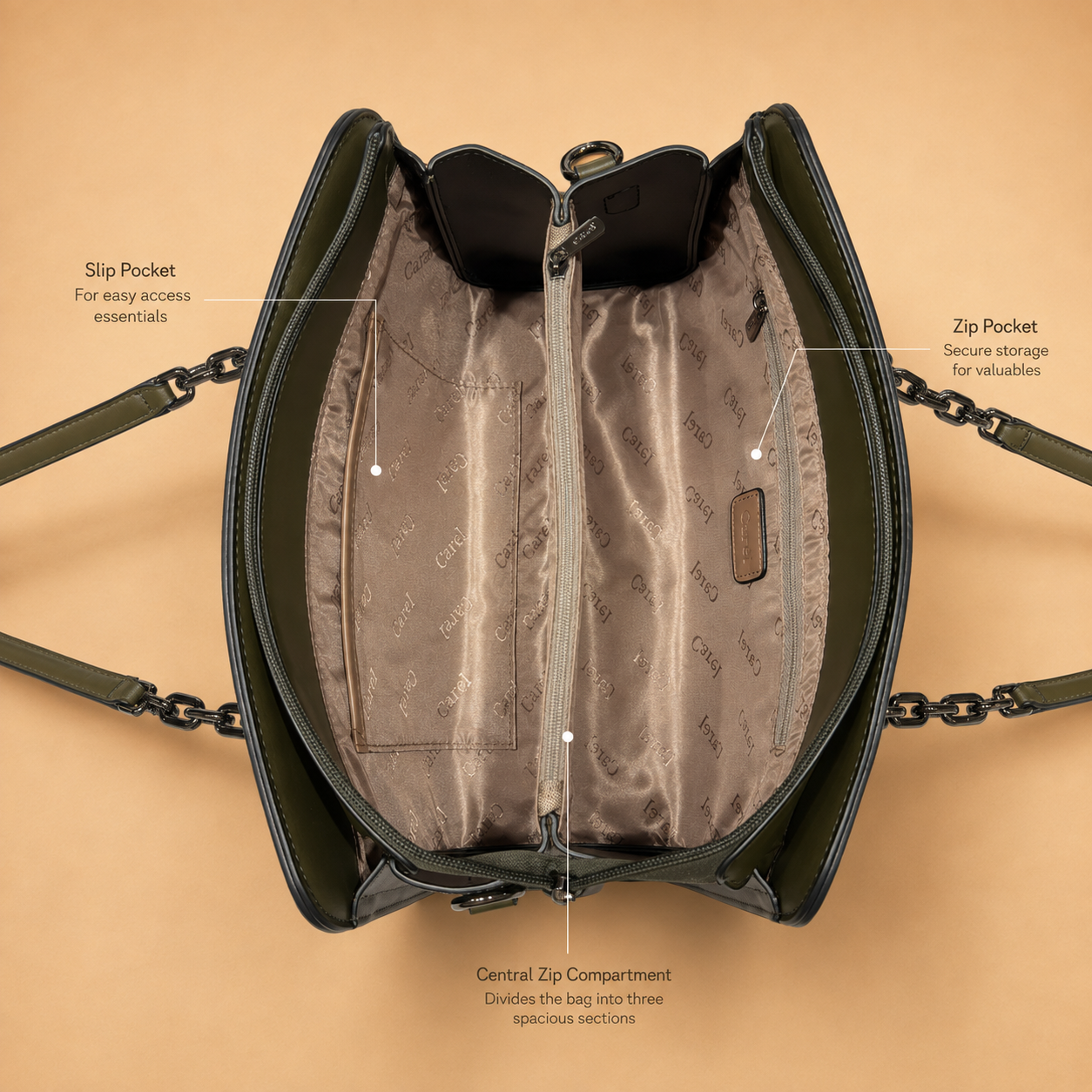 Hudson Olive Shoulder Bag