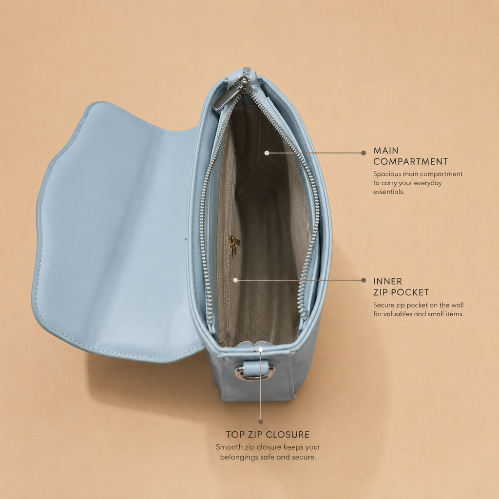 Sienna Denim Crossbody Bag