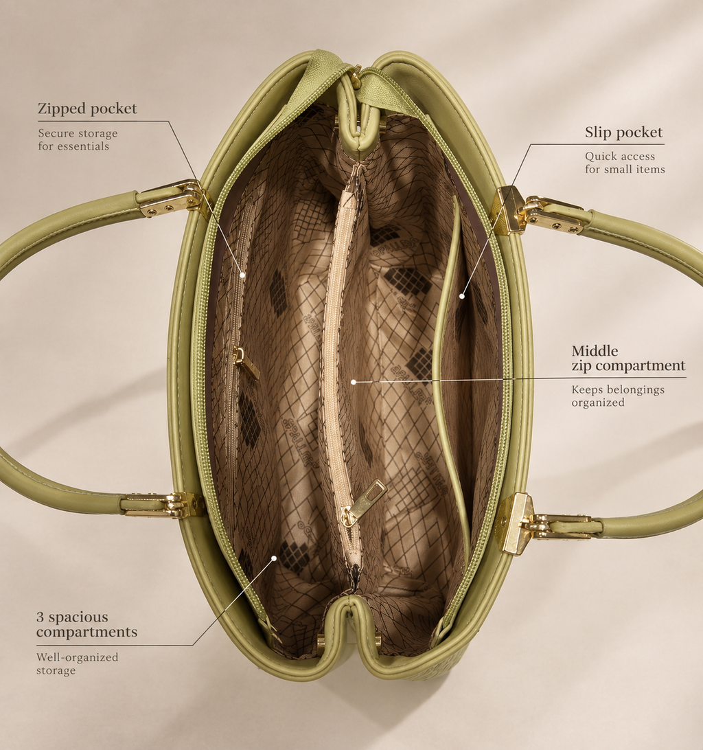 Siena Luxe Structured Handbag