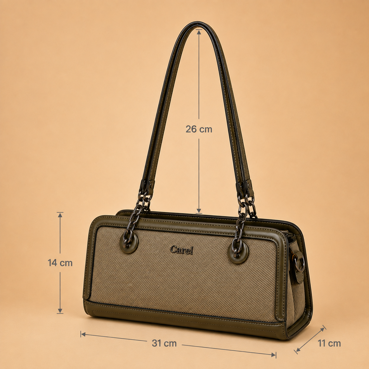 Hudson Olive Shoulder Bag