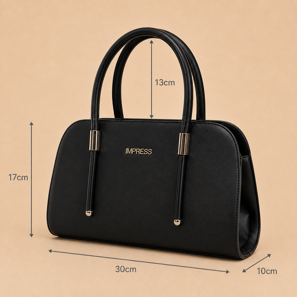 Noir Grace Top Handle Satchel