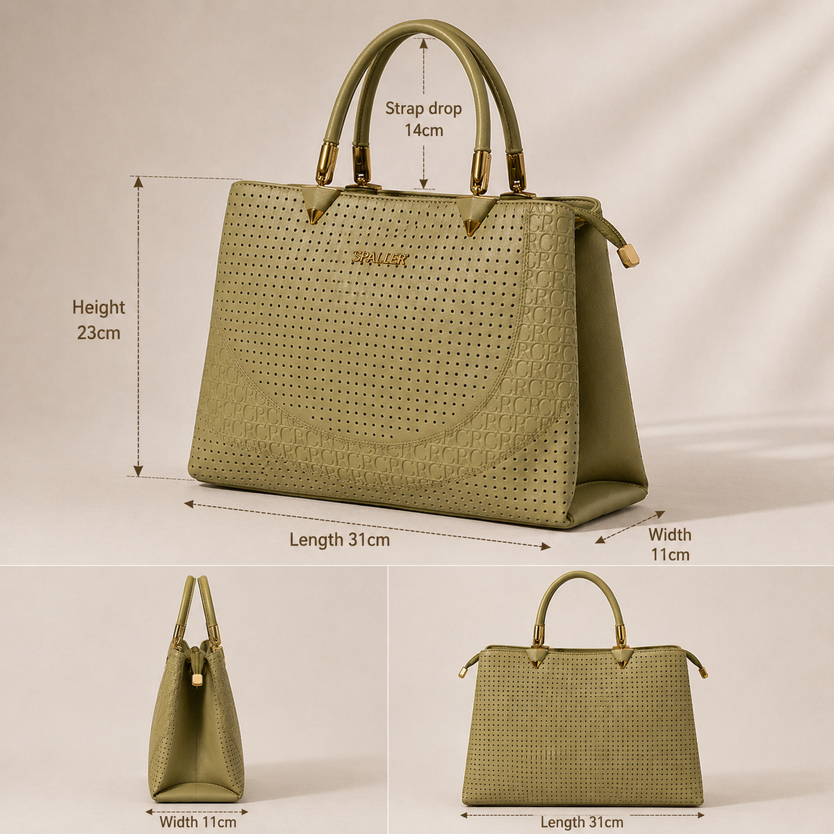 Siena Luxe Structured Handbag